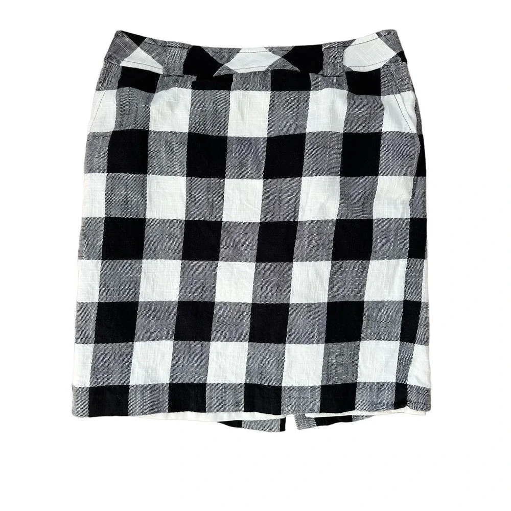 Talbots Buffalo Checkered Skirt